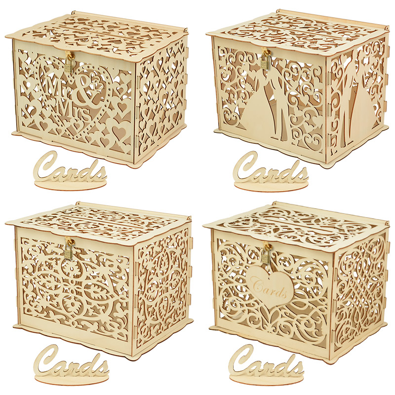 30X24X21cm DIY Bruiloft Gesche - Wedding Card Box recensie en prijs