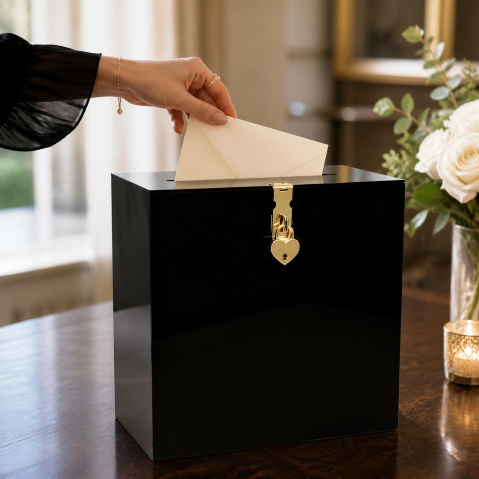 Transparante acryl doos voor h - Wedding Card Box recensie en prijs