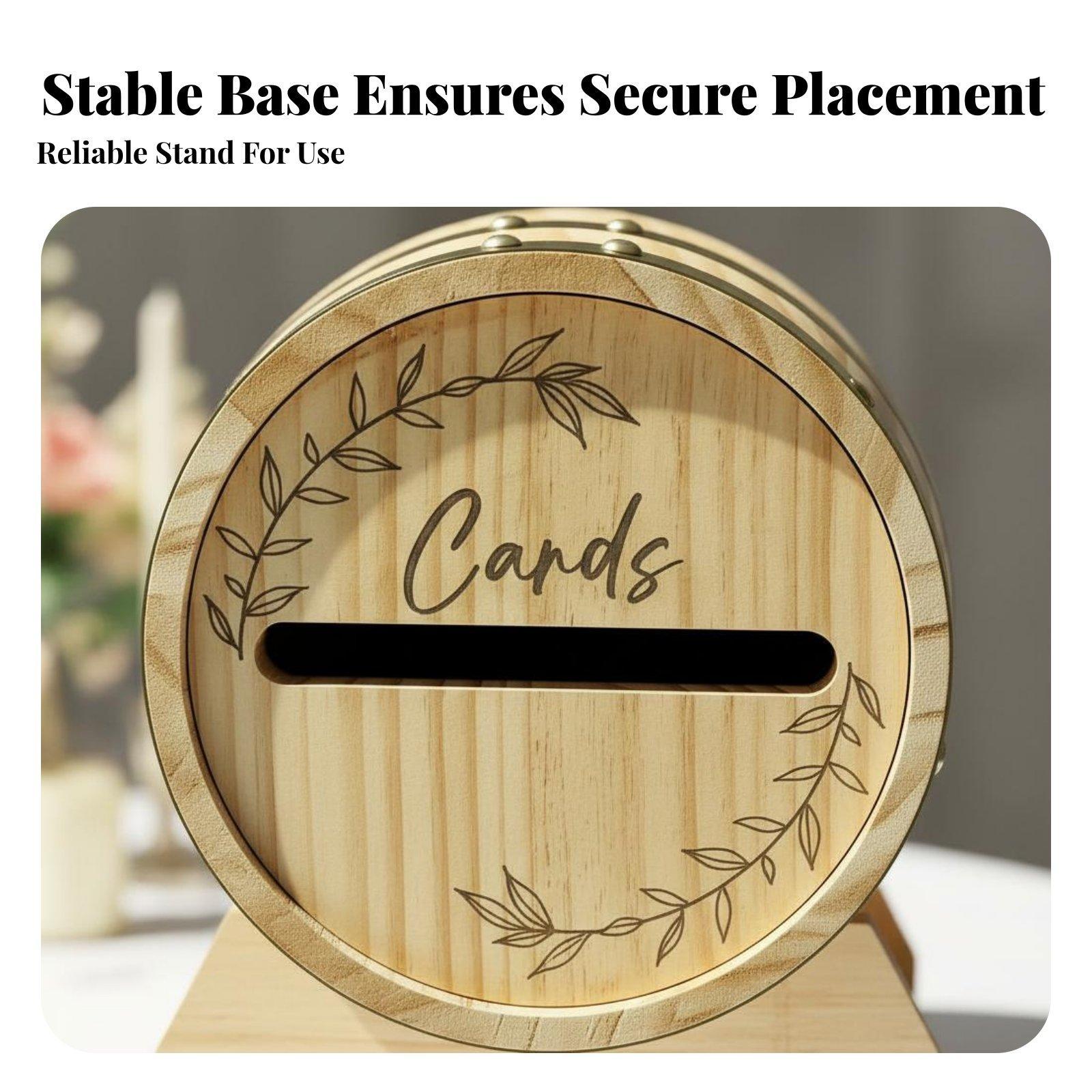 Grote houten kaartendoos met s - Wedding Card Box recensie en prijs