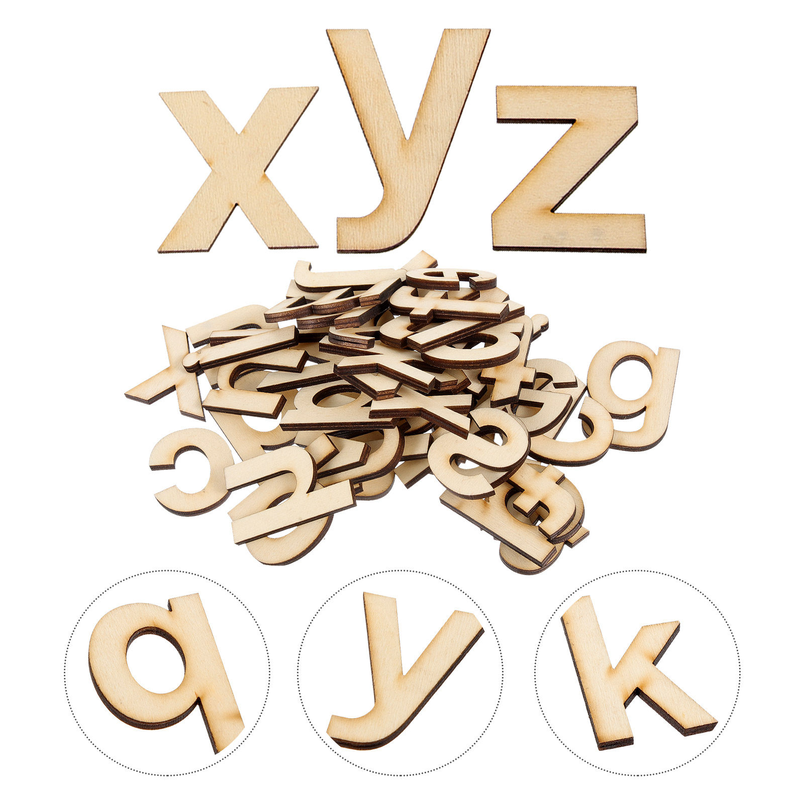 1 set blanco houten graffiti-s - Wedding Decor Supply Store recensie en prijs